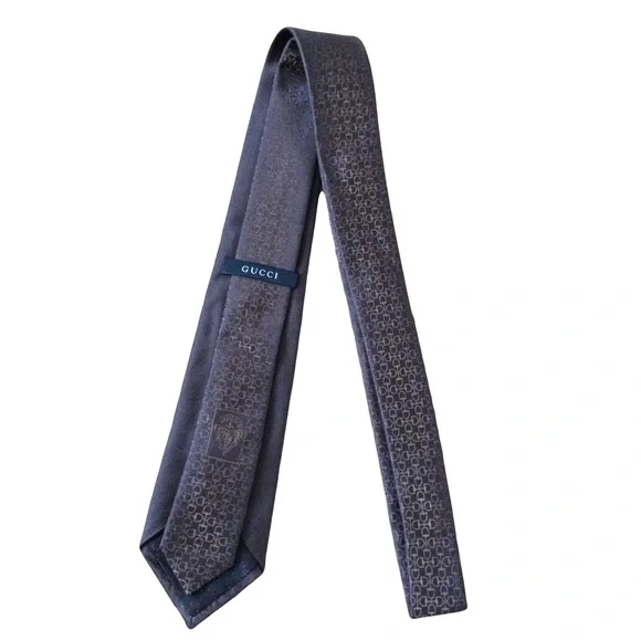 Gucci Dark Brown Silk Tie NWOT